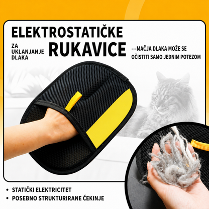 MONORA - Rukavice za višekratno uklanjanje dlaka kućnih ljubimaca