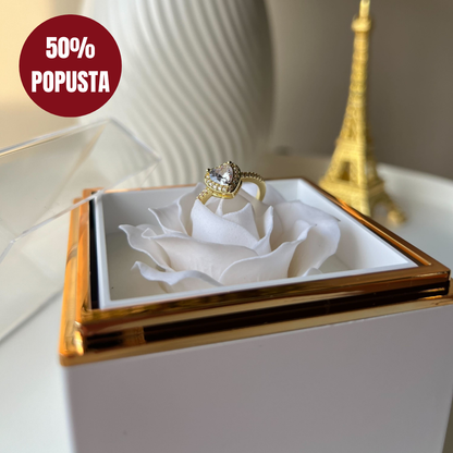 MONORA - BIJELA RUŽA S PRSTENOM