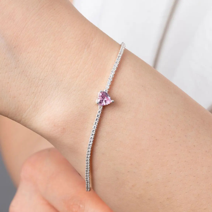 MONORA - Srebrna narukvica Srce