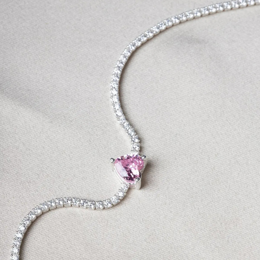 MONORA - Srebrna narukvica Srce