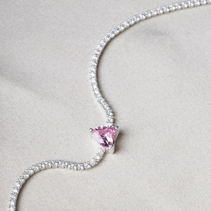 MONORA - Srebrna narukvica Srce